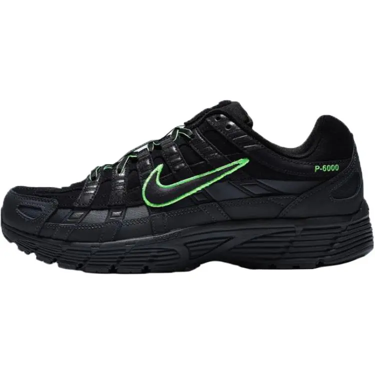 Nike P 6000 Low top Casual Running Shoes Men's Black