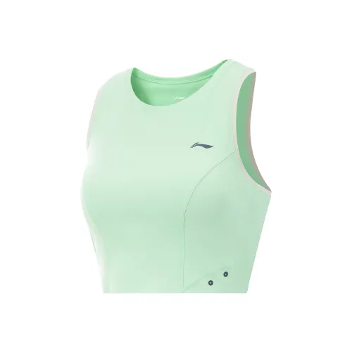 Li Ning Fitness Series Tank Top Women's Light Neon Turquoise