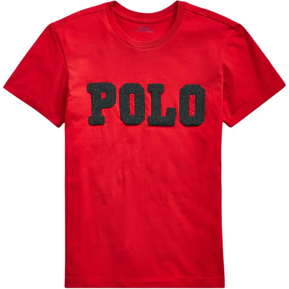 Polo Ralph Lauren Regular Sleeve T Shirt Women's Red Loose Fit