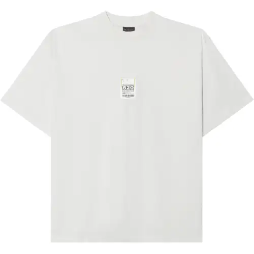 Balenciaga SS25 T Shirt Medium Size Fit Men's White