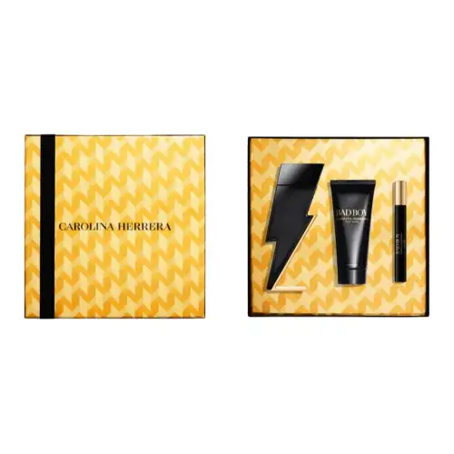 Carolina Our iconic Bad Boy Perfume Set EDP 100ml+10ml+100ml
