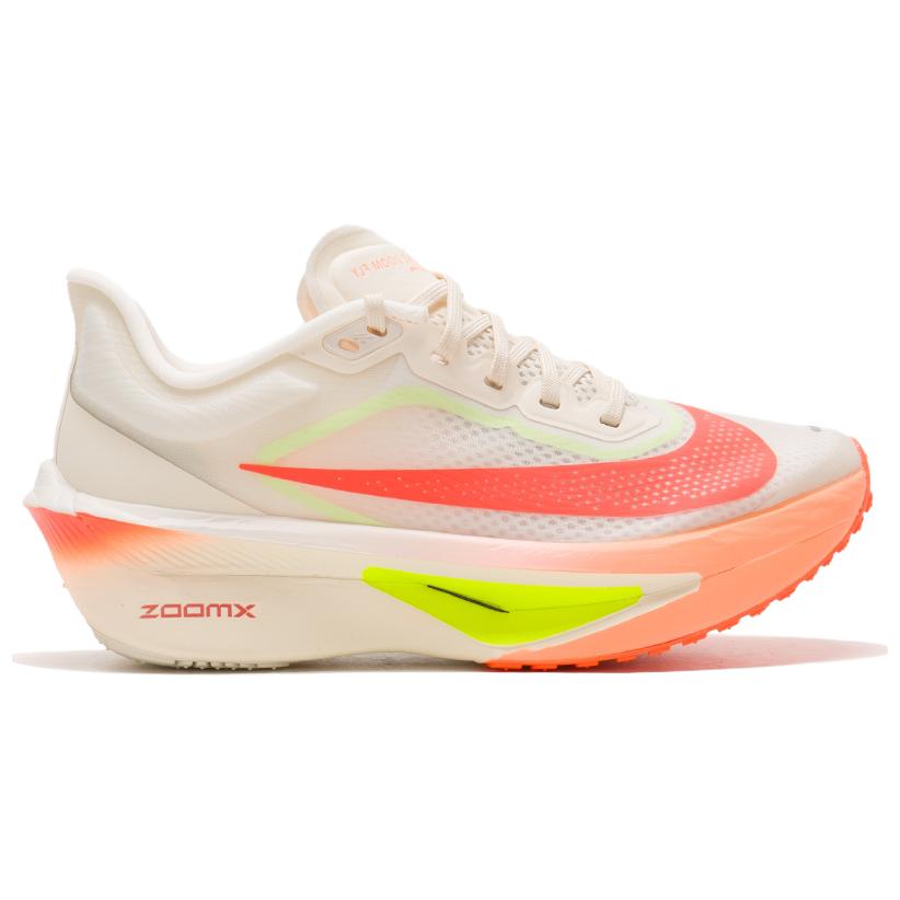Nike Zoom Fly 6 Breathable Low top ZOOMX Marathon Training Race Running Shoes Women’s White Orange