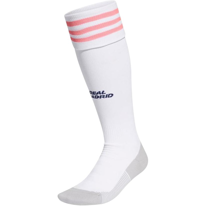 Adidas Real Madrid Soccer Socks Unisex 1 Pack White