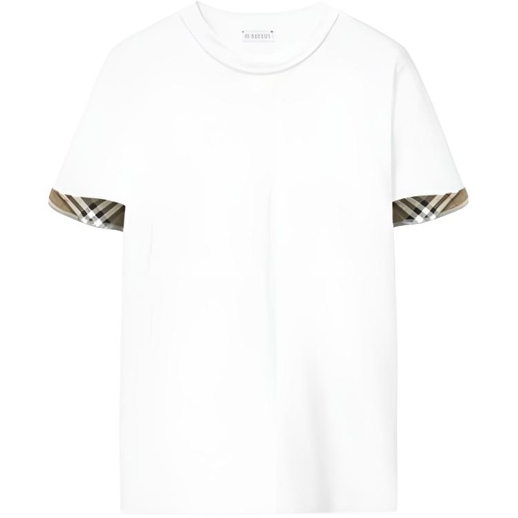 Женская футболка Burberry (белая)