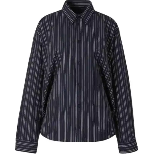 Balenciaga Pinstriped Long-Sleeved Shirt