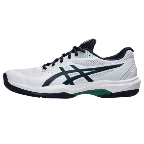 ASICS GAME FF PU Synthetic Leather Cushioning Low top Tennis Shoes Men's Blue White