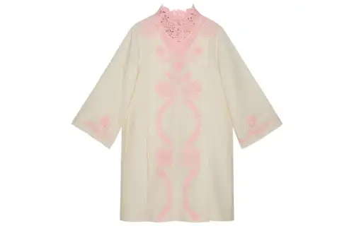 GUCCI Long Sleeved Dress Women's Beige