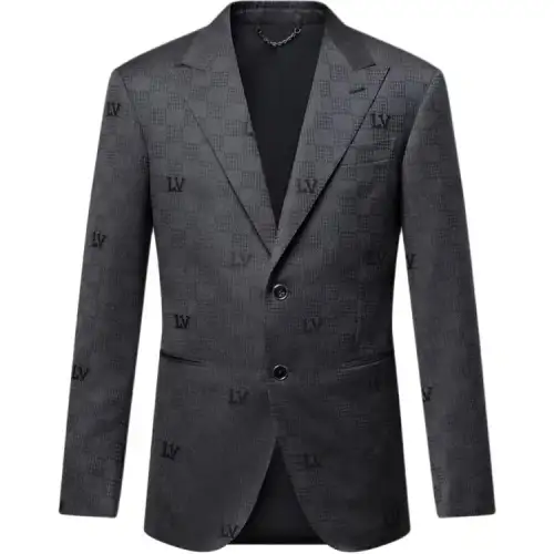 LOUIS VUITTON Business Suit Men's Dark Gray