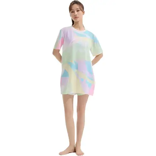 Li Ning Two Piece Swimsuits Women's Pink