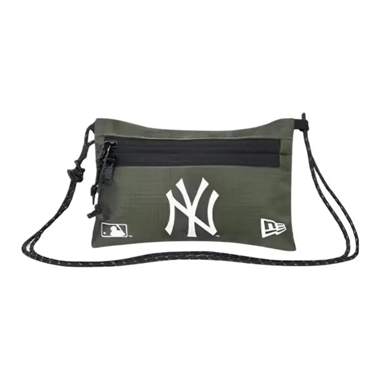 New Era Fabric Shoulder Bag, Crossbody Bag Small Unisex Army Green