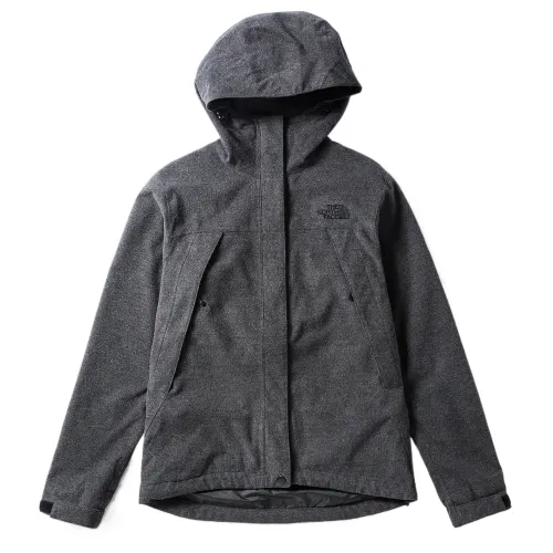 THE NORTH FACE Jackets Women's Gray Hooded Moderate Hard Shell