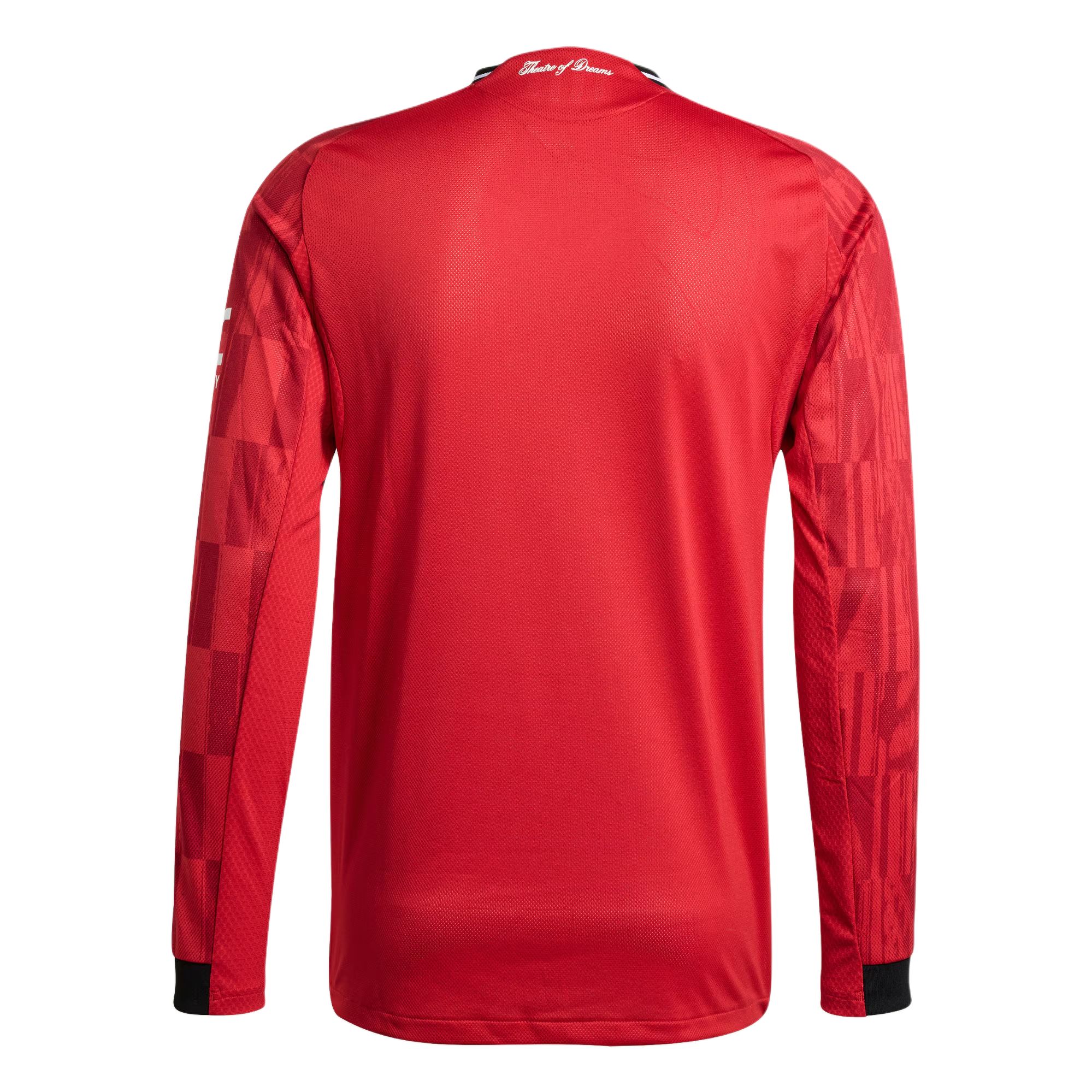 Adidas Free Shipping With AdiClub Manchester United 25/26 Long Sleeve Home Authentic Jersey