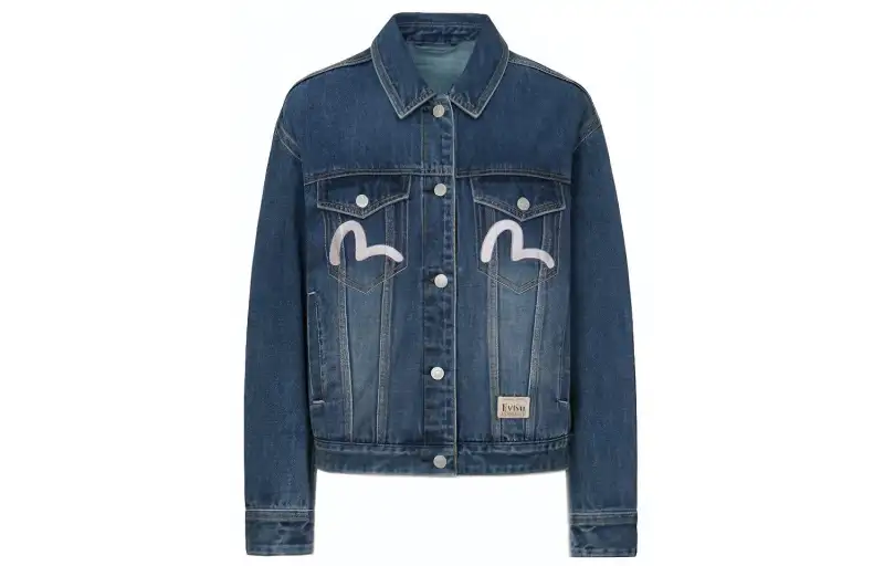 EVISU Denim Jacket Women's Blue