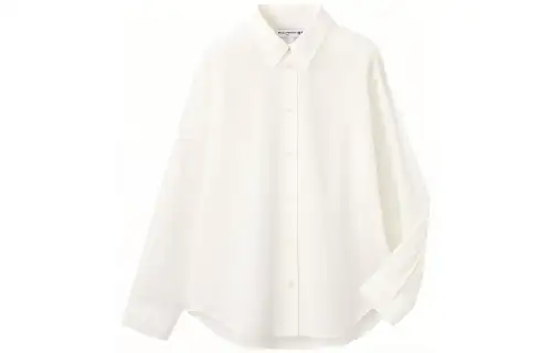 UNIQLO Shirts Women's White Pointed Collar Moderate Other