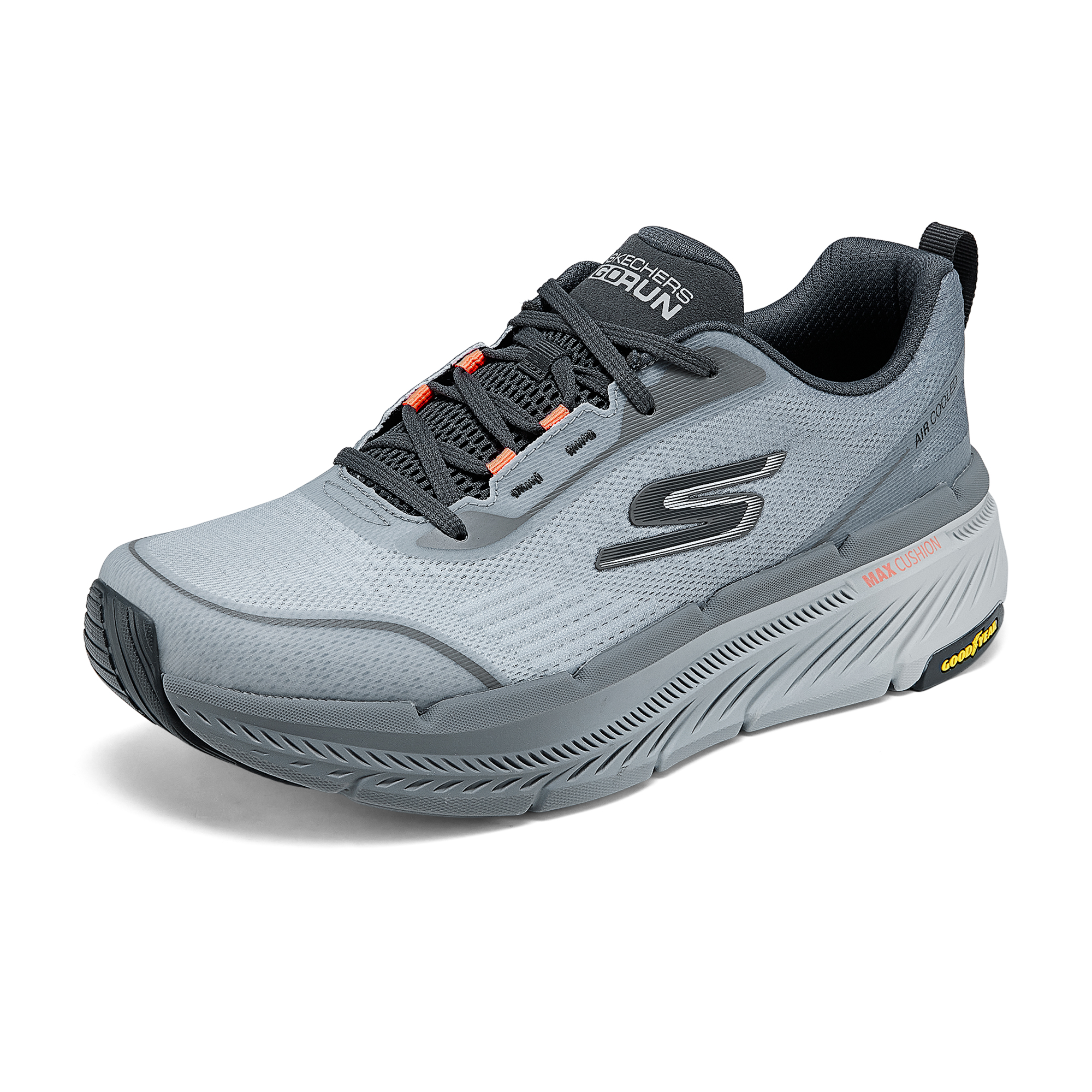 Skechers Max Cushioning Premier 2.0 Cushioning Breathable Low top Running Shoes Men’s Gray