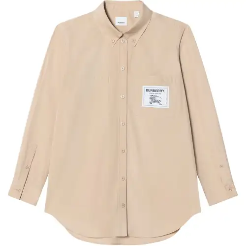 Burberry SS24 Shirt Women's Light Khaki