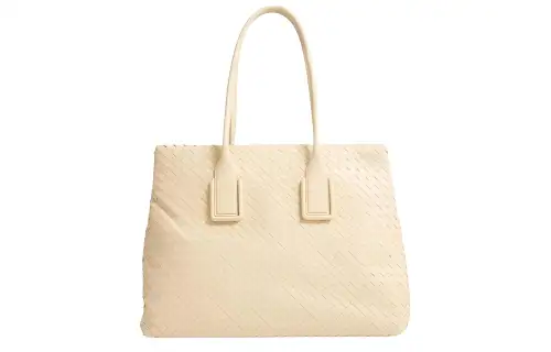 Bottega Veneta Genuine Leather Tote Bag, Shopping Bag, Handbag Regular Women's Beige