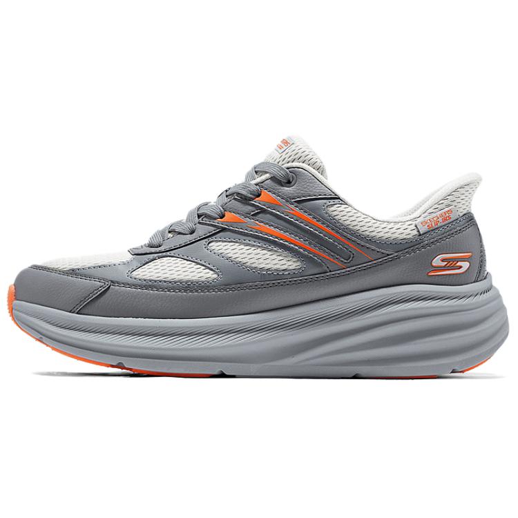 Skechers Abrasion Resistant Low top Casual Shoes Men’s Gray