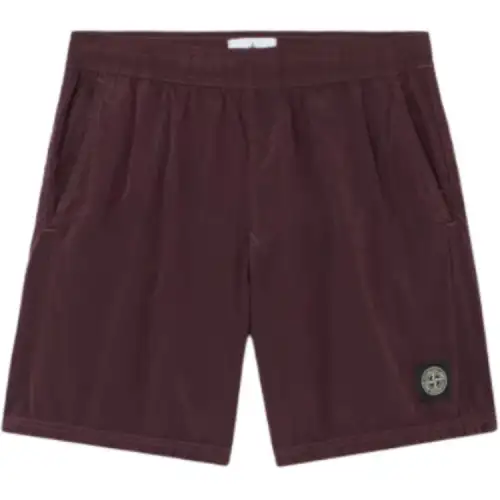 STONE ISLAND Logo Patch Swim Shorts