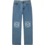 LOEWE Anagram embroidered Jeans