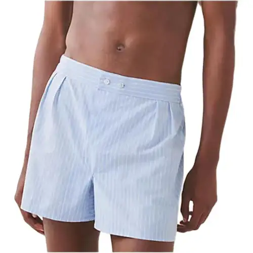 HERMES Casual Shorts Men's Blue Moderate