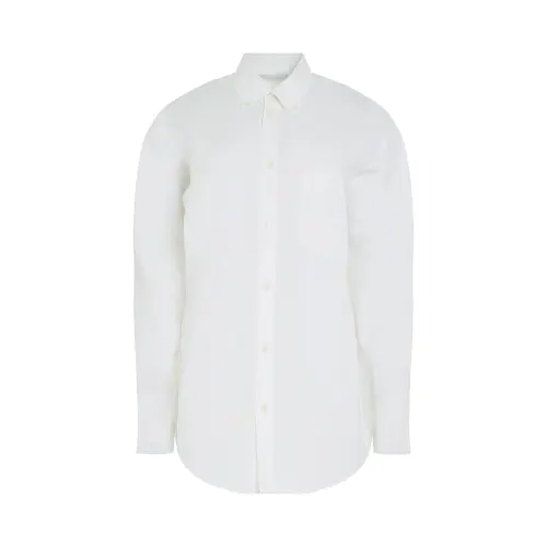 Balenciaga Slogan-print Cotton Shirt