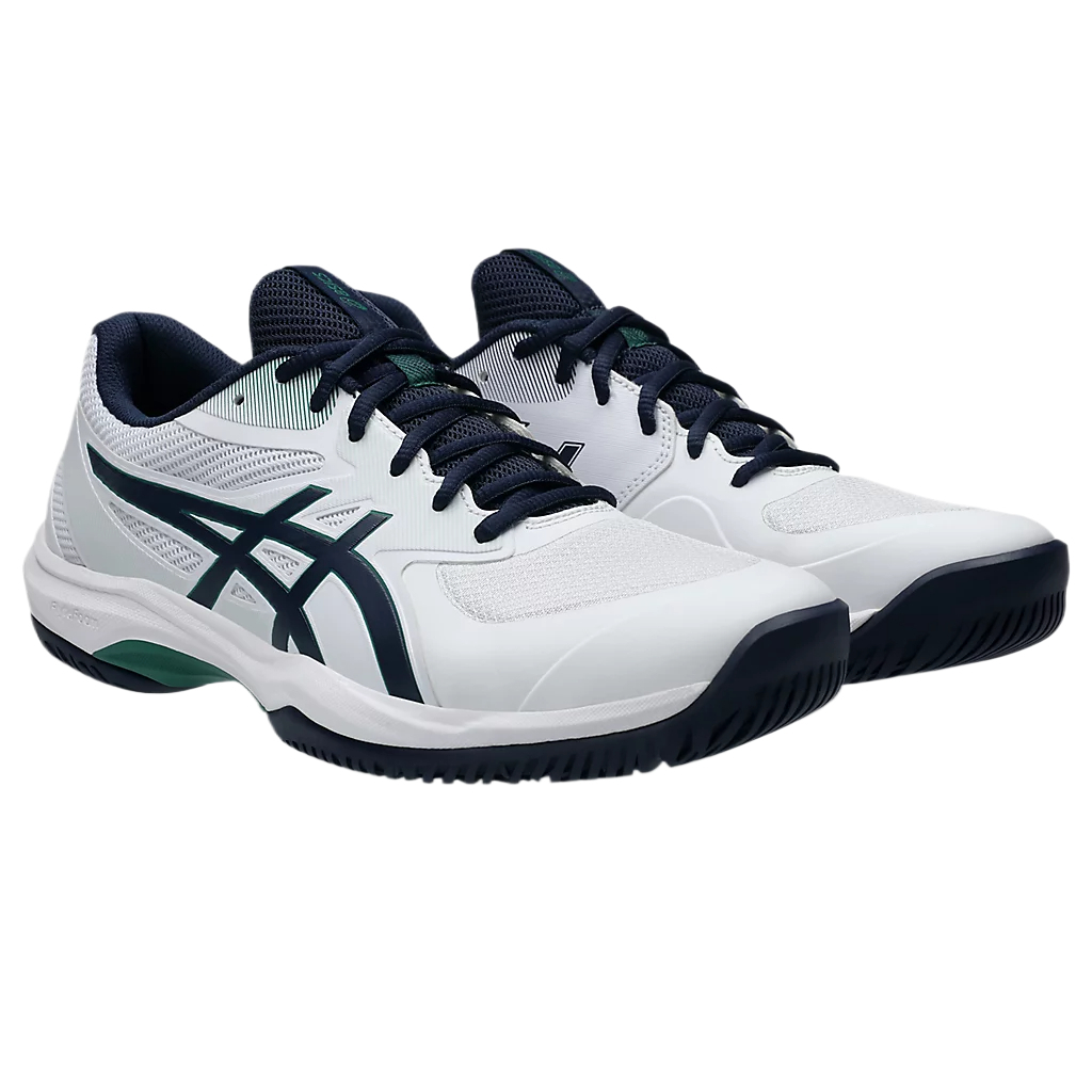 ASICS GAME FF PU Synthetic Leather Cushioning Low top Tennis Shoes Men’s Blue White