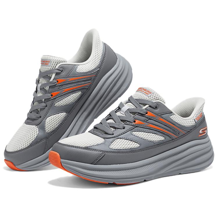 Skechers Abrasion Resistant Low top Casual Shoes Men’s Gray