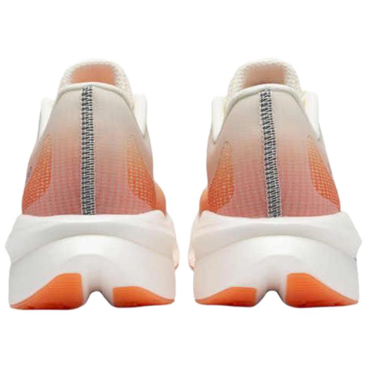 361° Speeding Running Shoes Men’s Low Top Feather White, Fluorescent Super Orange