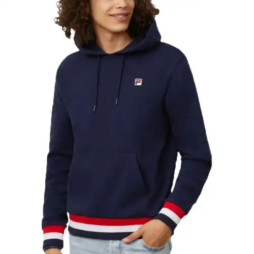 FILA Sweatshirts Men's Blue Hooded Moderate Other