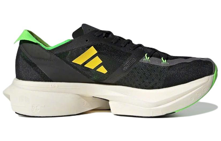 Кроссовки adidas Adizero Adios Pro 3 (черно-зеленые) — фото 2