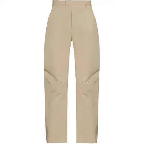 Bottega Veneta Casual Pants Men's Khaki Moderate Straight Fit Pants