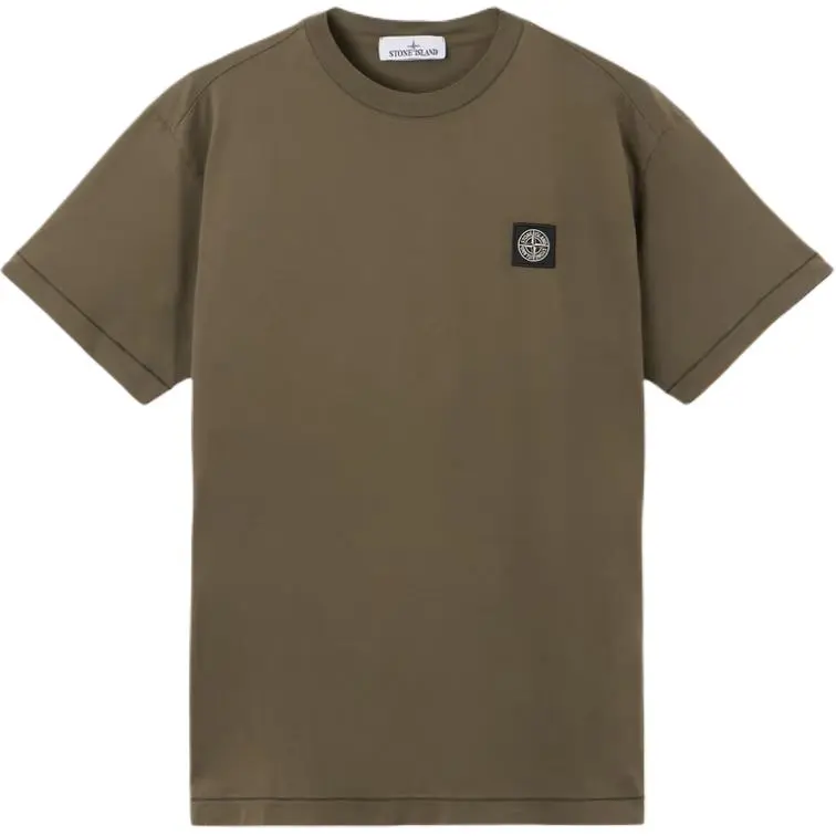 Stone Island Compass-appliqué cotton T-shirt