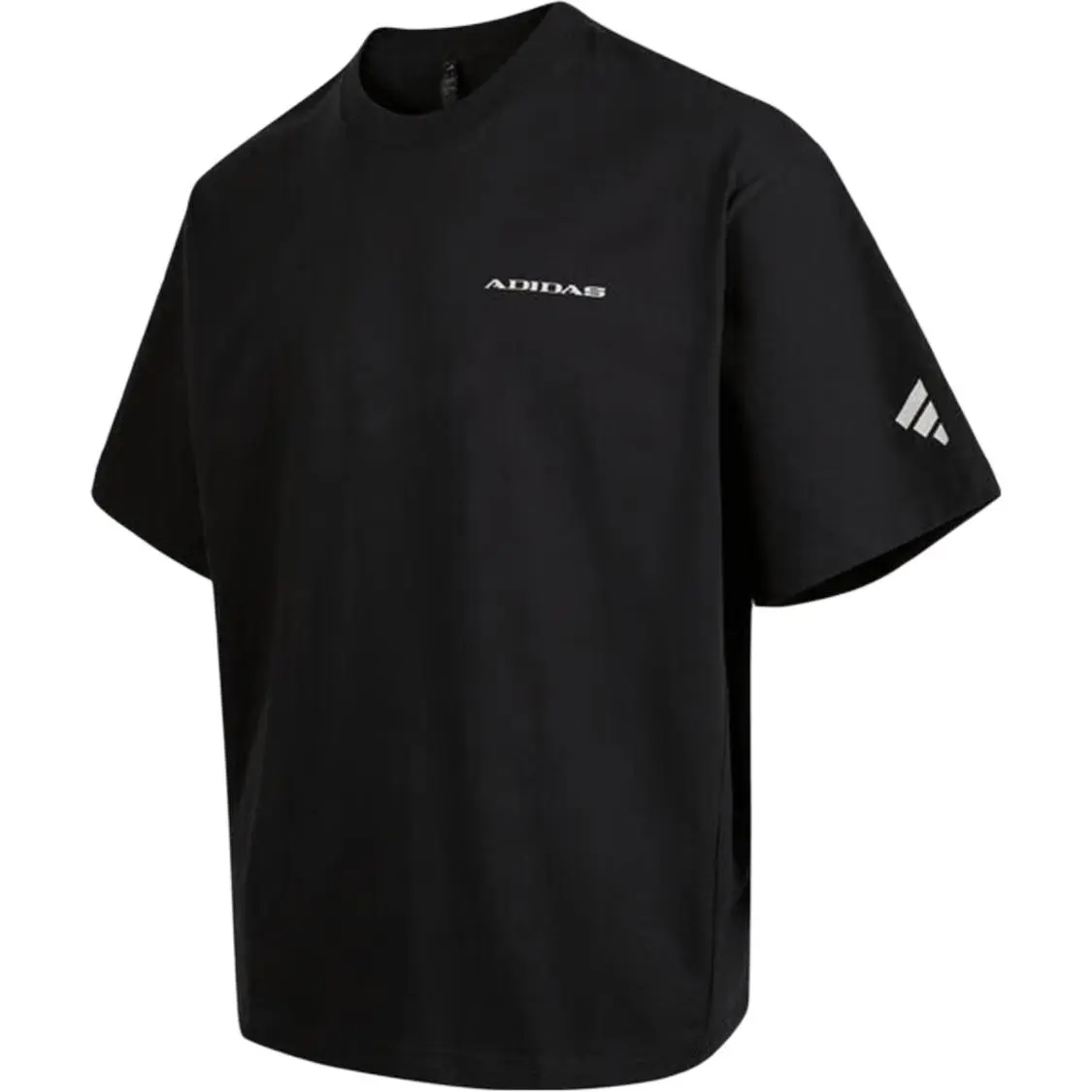 Adidas Sportlife T-Shirts Men's Black Crew Neck Moderate