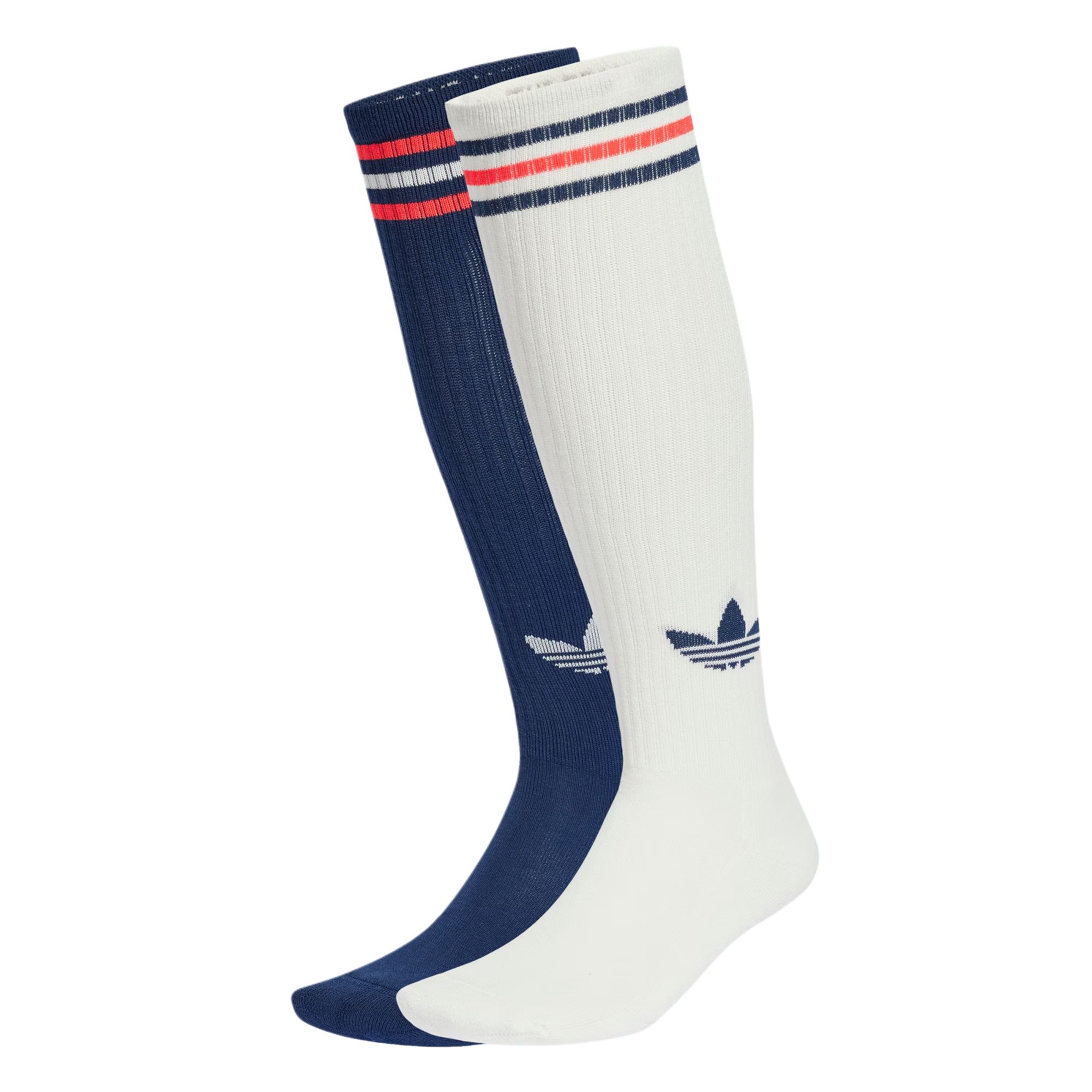 Adidas Originals 3 Stripes KNEE Crew Socks Women’s 2 Pack