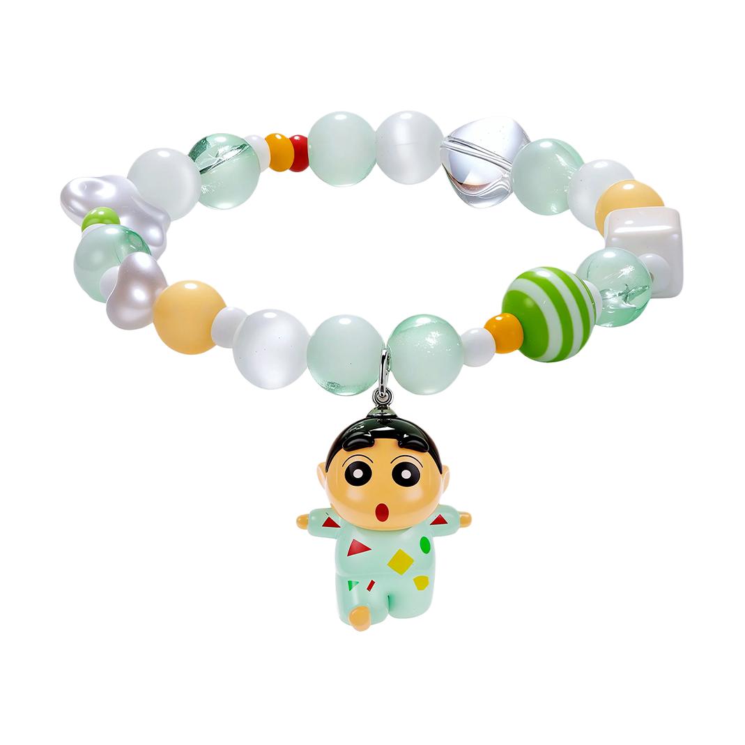 Cartoon cute crayons, universal sophisticated design high quality pijama, acrylic bracelet, simple and elegant design