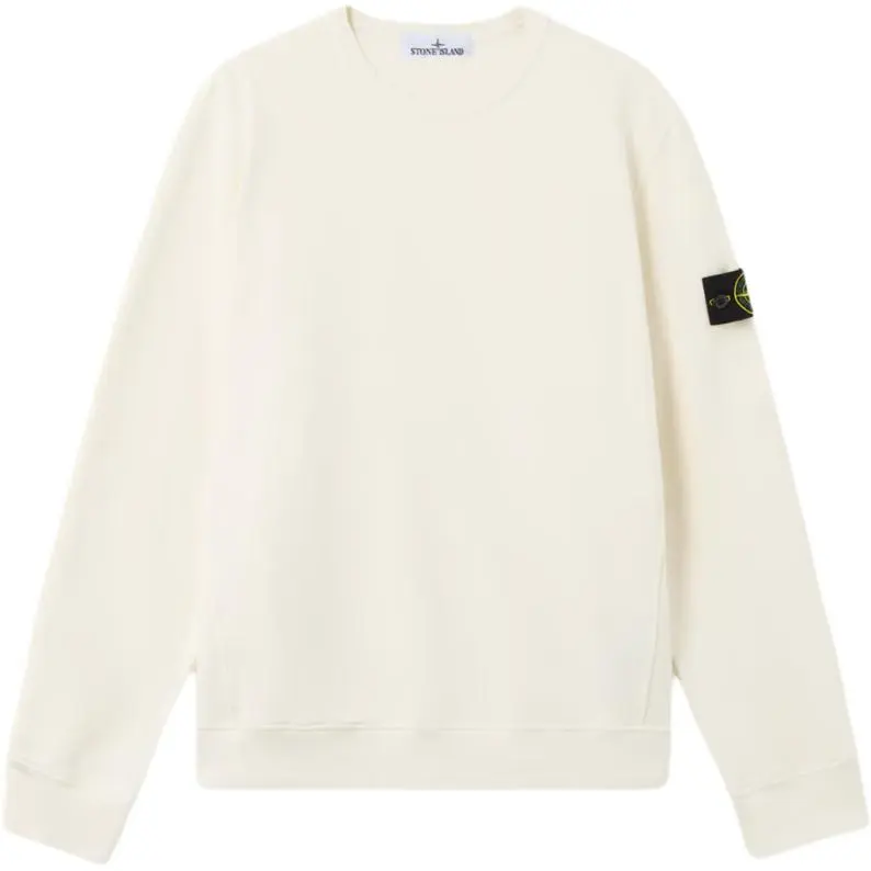 STONE ISLAND Logo Patch Crewneck Sweatshirt
