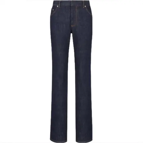 DIOR Jeans Women's Blue Moderate Straight Fit Pants