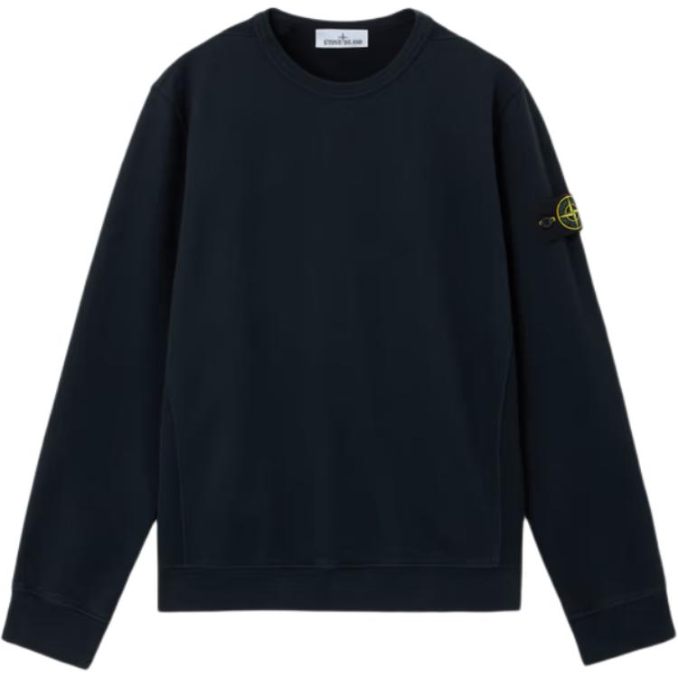 Мужское худи STONE ISLAND Badge (синее)