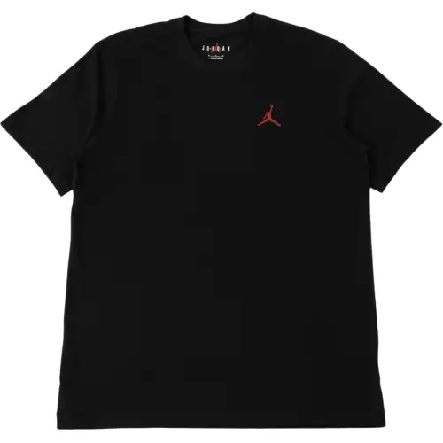 Jordan Apparel T Shirts Men's Black Crew Neck