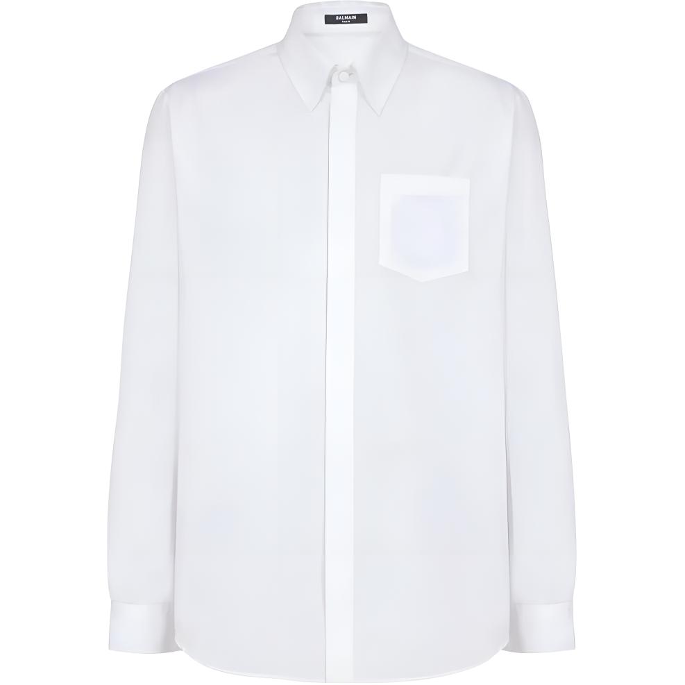 Мужская рубашка BALMAIN (белая)