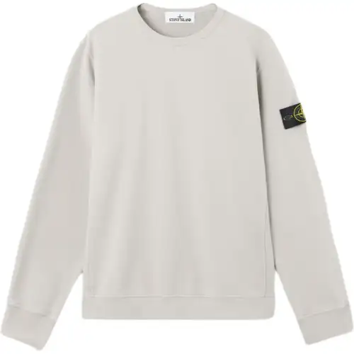 STONE ISLAND Logo Detailed Crewneck Sweatshirt