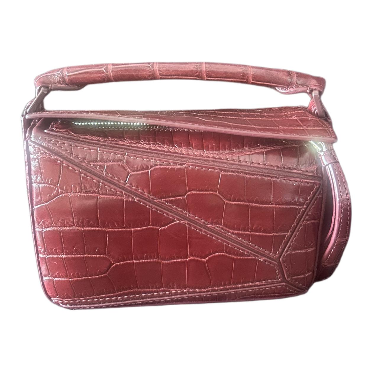 Женская сумка LOEWE Puzzle Mini (розовая)
