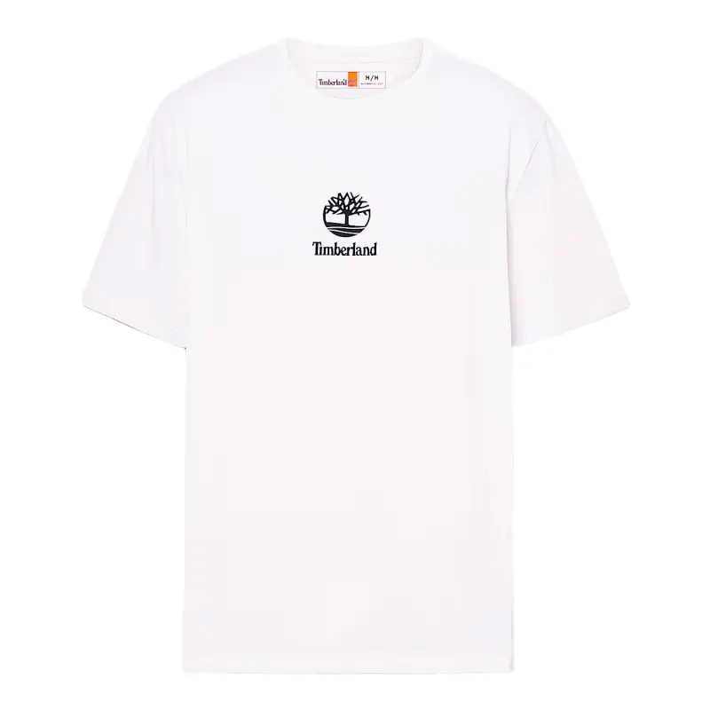 Timberland T Shirts Unisex White Crew Neck Moderate