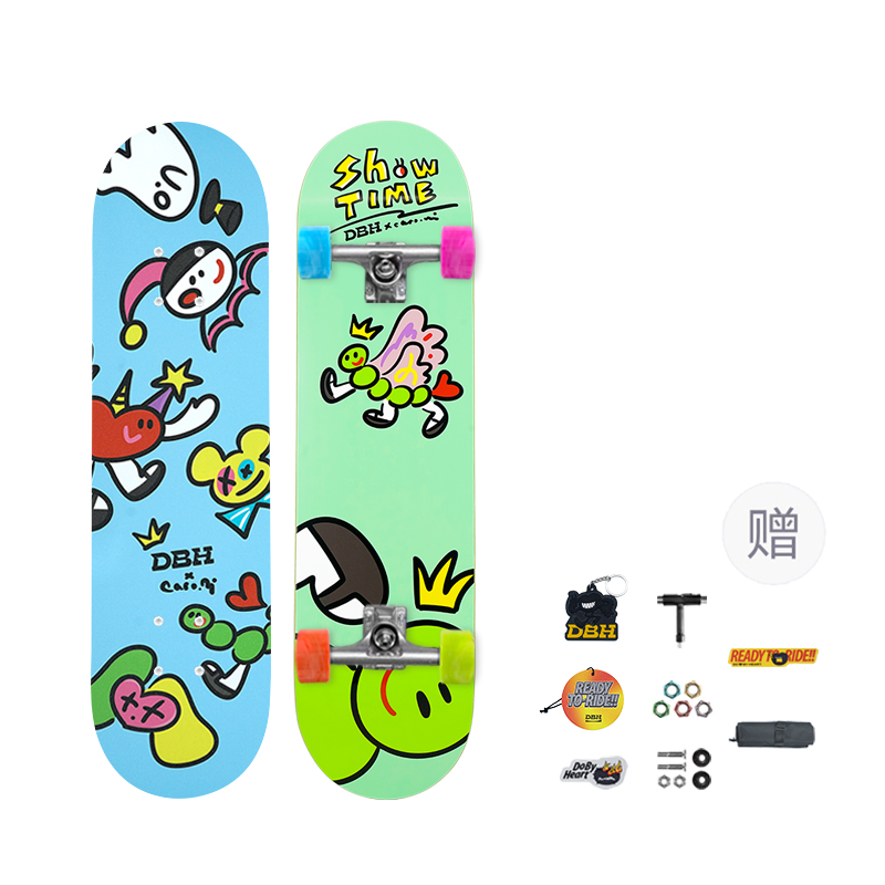 DBH double tilt skateboard TREFLIP double air suit "Show time circus series" small flying insects in the air for beginners and advanced in one step seven-layer imported maple wood street-style bowl freestyle transportation for men and women