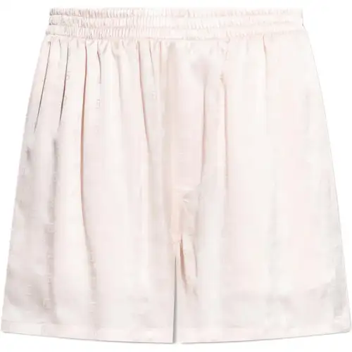 Balenciaga Monogram Elastic Waist Shorts