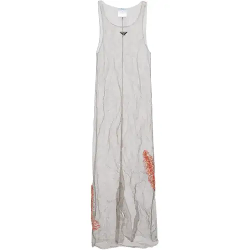 Prada layered mesh dress