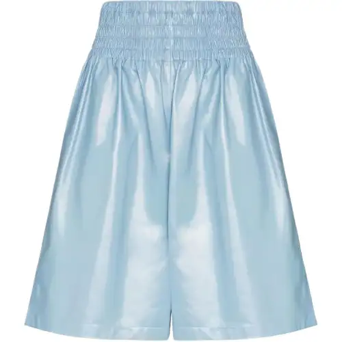Bottega Veneta Casual Shorts Women's Blue Moderate