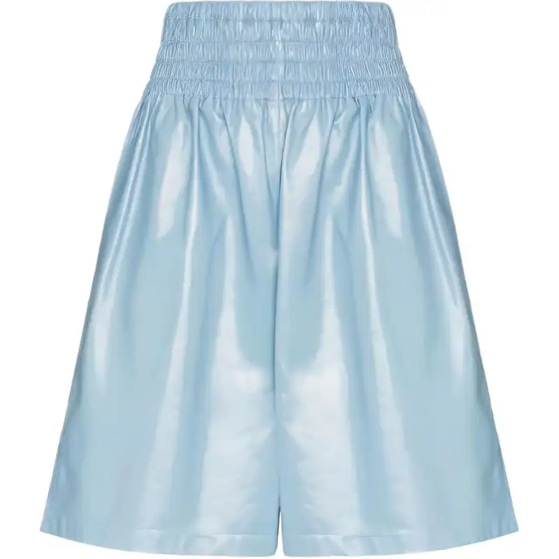 Bottega Veneta Casual Shorts Women's Blue Moderate