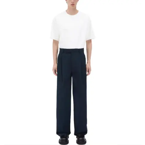 Bottega Veneta Casual Pants Men's Blue Moderate Other
